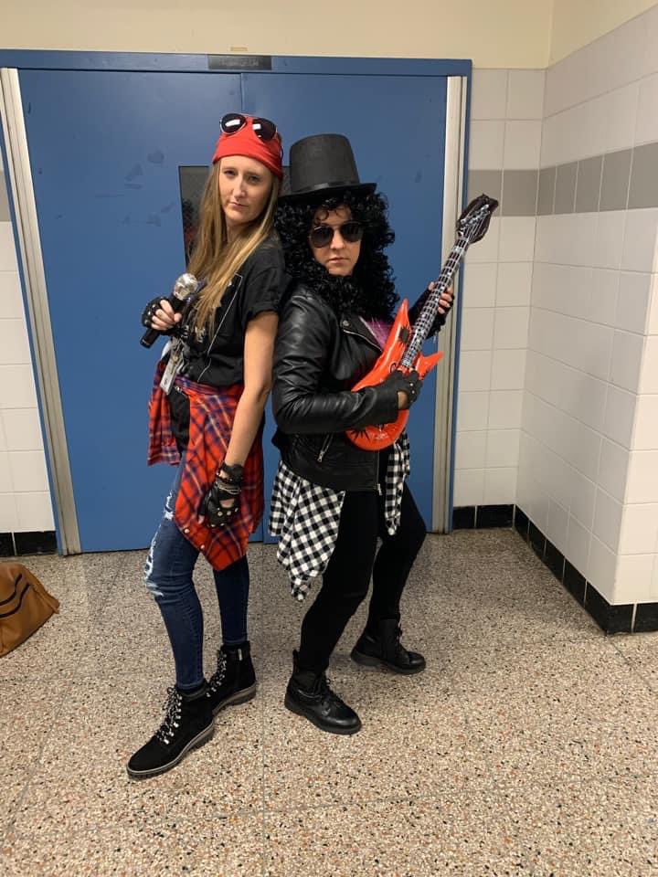 Ms_Olesky's tweet photo. Teachers are rockstars 🎸 🎶 What a fun Halloween! https://t.co/4H0HbgAmWi