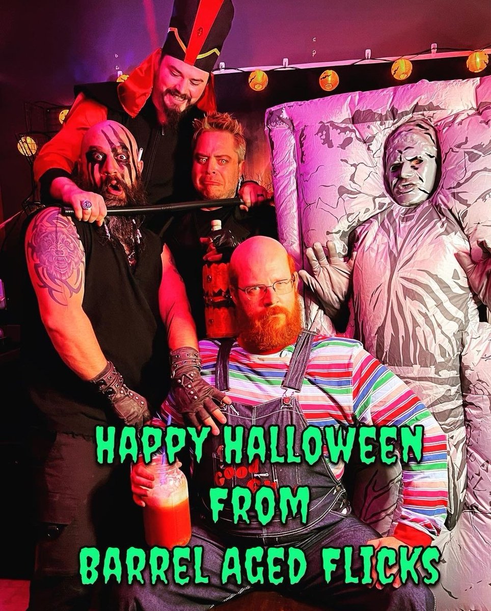 Happy Halloween from us to you! #PodcastAndChill #podcasts #whitebataudio
#moviereview #beer #drunkpodcast #moviefacts #classic
#podcastlife #art #subscribe #horror  #podcastlovers
#comedy #scifi #TheDEN #drinkreview #halloween
#happyhalloween #october31st #halloweencostume