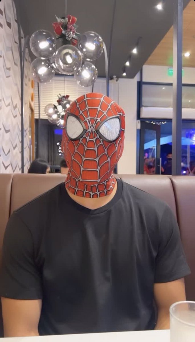 _tbsunshine's tweet photo. welcome back peter parker este @ThirdyRavenaaa pala 🤣❤️ https://t.co/BYGqCe1cdd