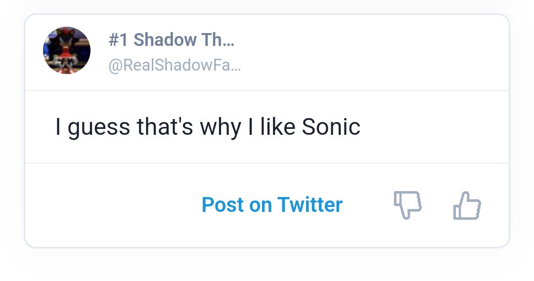 1 Shadow The Hedgehog Fan On Twitter He Would Never Fucking Say That 1 Shadow The Hedgehog Fan On Twitter He Would Never Fucking Say That