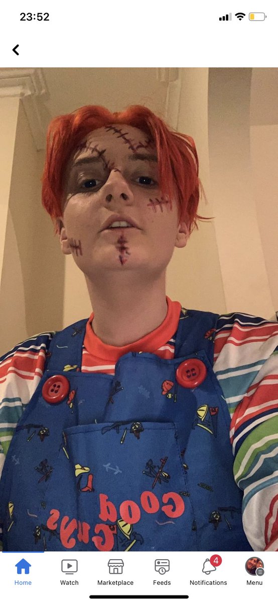 @RealDonMancini @ChuckyIsReal not me personally but my little brother who I got to sit down and watch the Chucky franchise is now a bigger fan than me (obsessed) and this was one of his previous Halloween costumes he has been as….