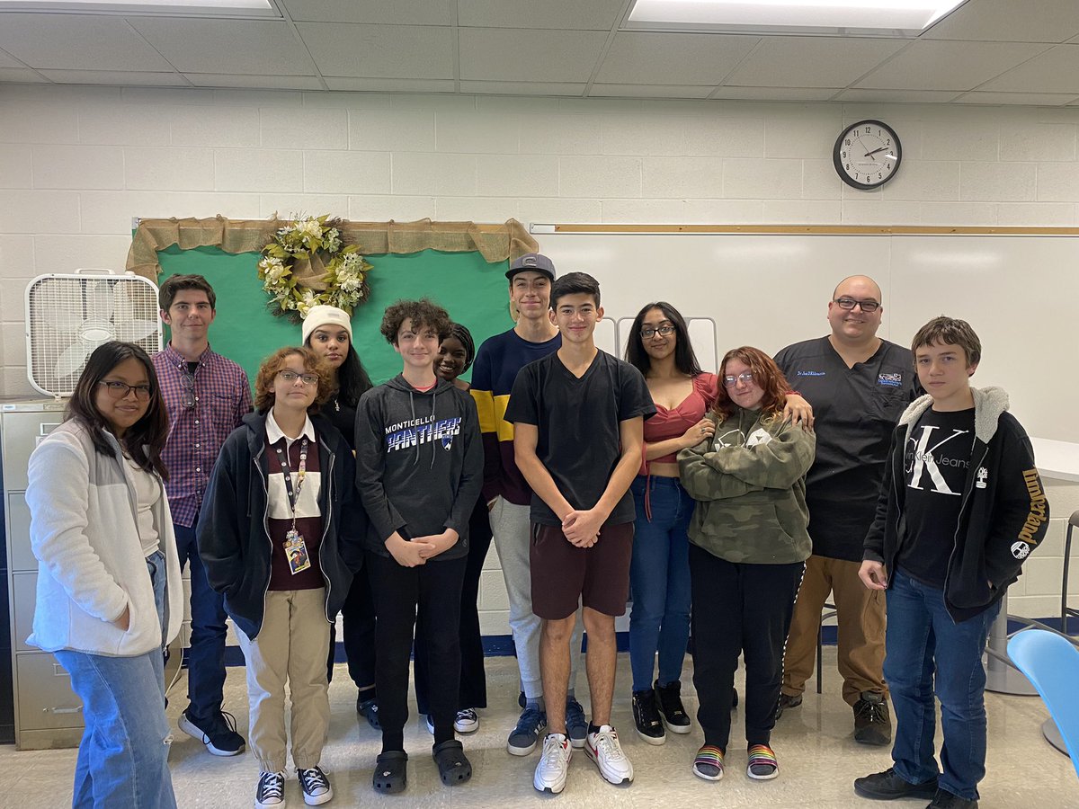 Monticello High School Academy of Finance (@mcsdnaf) on Twitter photo Alumni Dr. Joe D’Abbraccio <a href="/CatskillVetSrvc/">Catskill VetServices</a> presented to the entrepreneurship classes about his journey to become a vet and how the AOF provided a foundation of business knowledge. The AOF is beneficial in all careers!@NAFCareerAcads <a href="/MonticelloCSD/">Monticello Schools</a> Alumni Dr. Joe D’Abbraccio <a href="/CatskillVetSrvc/">Catskill VetServices</a> presented to the entrepreneurship classes about his journey to become a vet and how the AOF provided a foundation of business knowledge. The AOF is beneficial in all careers!@NAFCareerAcads <a href="/MonticelloCSD/">Monticello Schools</a>