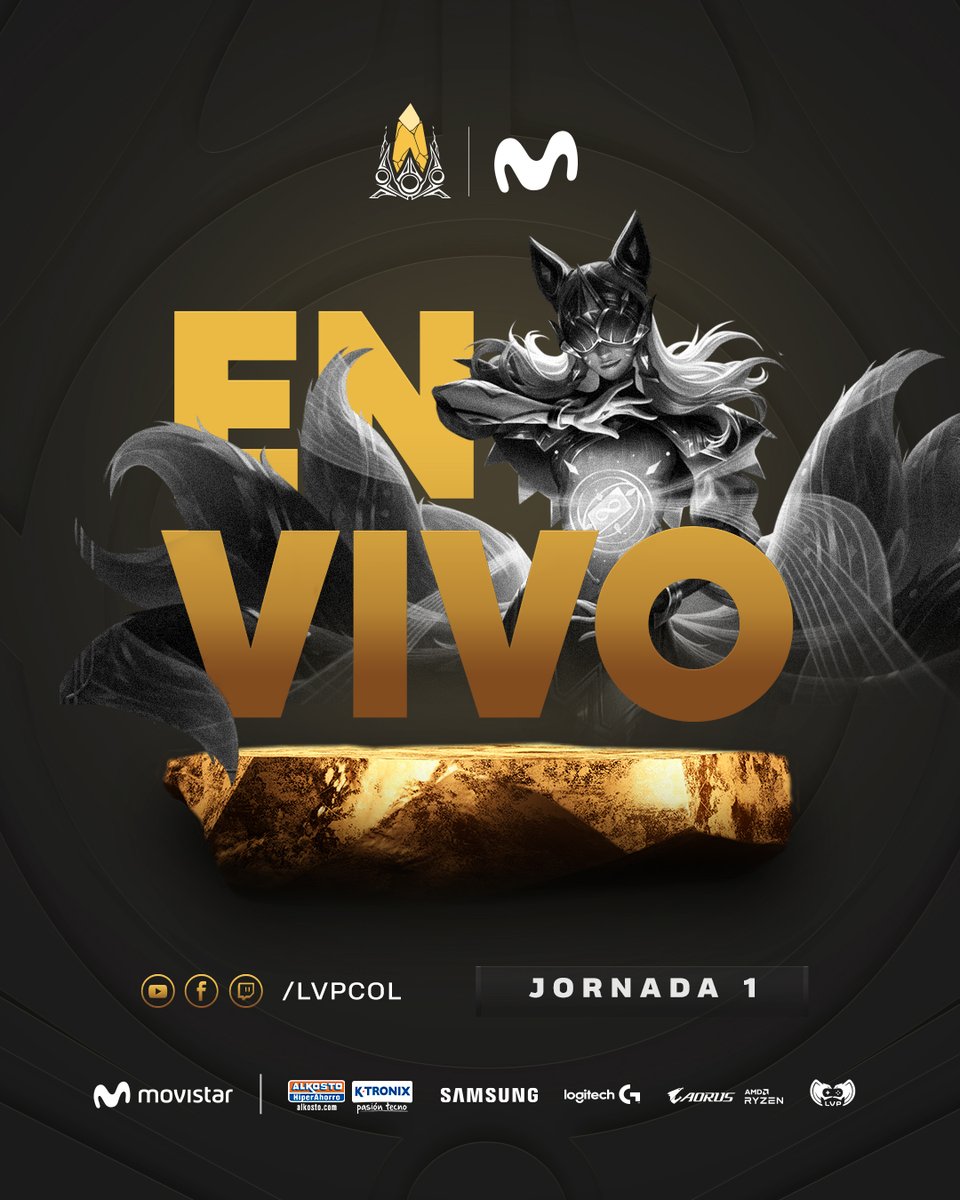 LVPcolLoL's tweet photo. Estamos en vivo por la Jornada #1 de la #FibraMovistarGoldenCup 😍😱
@TeamMayan vs @Zeu5Bogota
https://t.co/3FlVIcwzqu 🟪 https://t.co/Bm3ZOVPiCR
