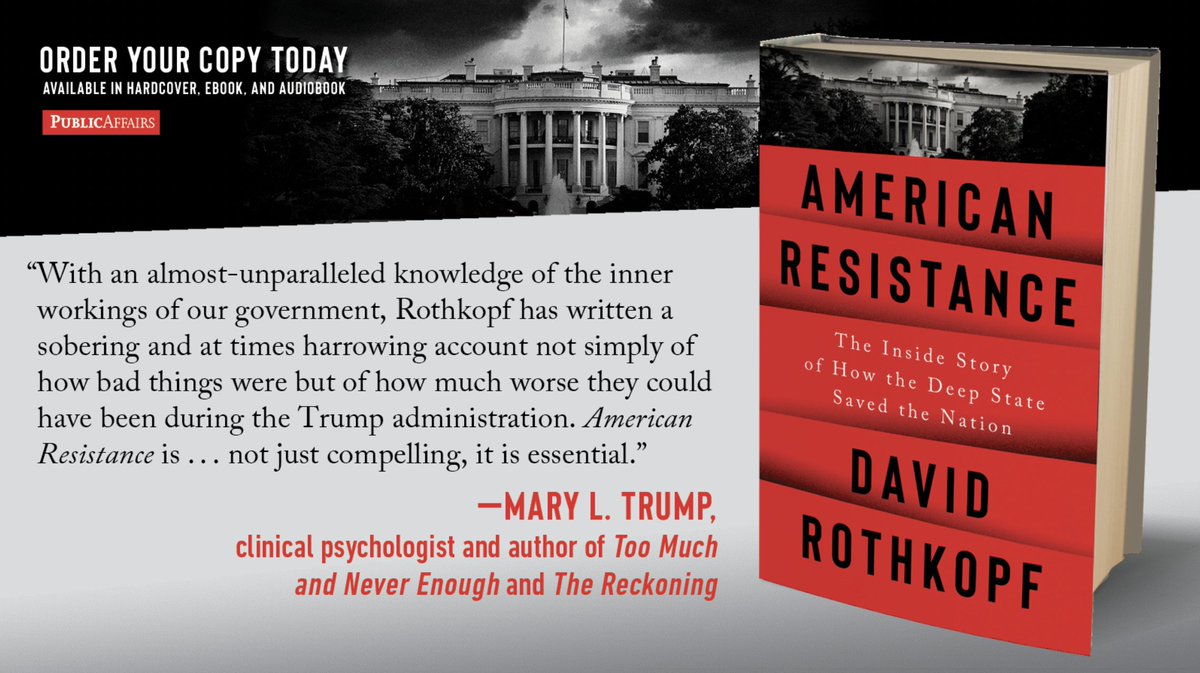 I wrote this about @djrothkopf's phenomenal new book because it's all true. Publication day is tomorrow--pre-order now! 👇🏼 amzn.to/3NlMaoW