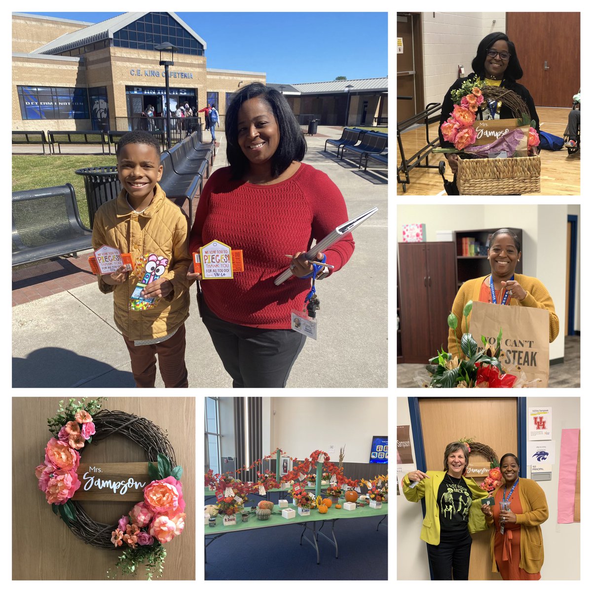 Thank you everyone for an extra special Principal’s Appreciation month and a special thank you to the students and staff at KMS and <a href="/KMS_Panthers/">C. E. King Middle School</a> <a href="/BeckyZalesnik/">Becky Zalesnik</a> <a href="/KMSAVID/">AVID - C. E. King Middle School</a>! The love is real!