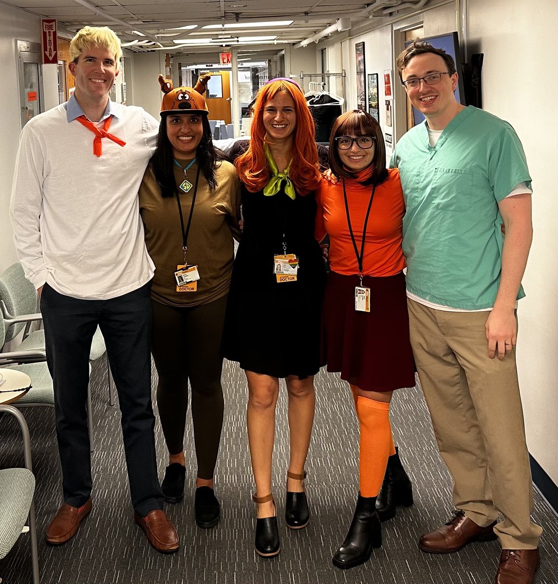 “Zoinks, Scoob! It’s that creepy coin collector again. Let’s get to the van and get out of here!” Happy Halloween, from the chiefs!