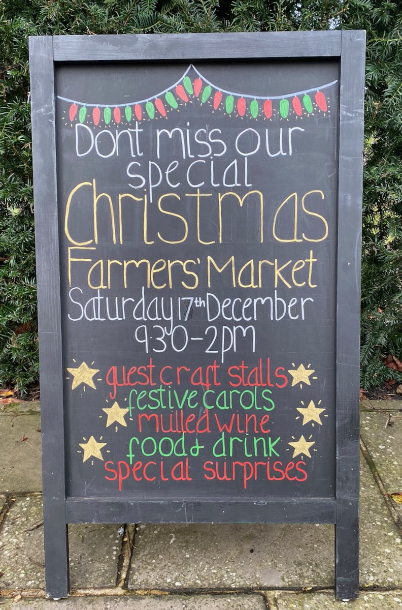Discover the best of the season at Saturday's market and celebrate this Bonfire Night in style. We've got craft ciders, fresh mussels, best bangers (that's sausages not fireworks!), chocolate brownies and more. You can order your Christmas turkey too! - mailchi.mp/18b9f104846f/n…