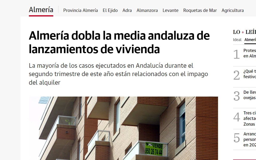 #Almería es la provincia andaluza que #menos recursos  recibe de la Junta de Andalucía para el #BonoAlquilerJoven cuando doblamos la media andaluza en lanzamientos de vivienda. La apuesta del PP por Almería  y otros mitos.