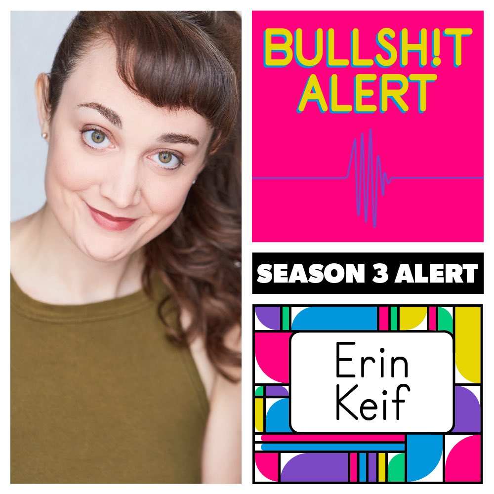 BullshtAlert's tweet photo. TOMORROW! We have @ErinKeif2 starting off Season 3 of Bullshit Alert!
This episode has lies, true tales and bullshit… always bullshit.
If you can’t wait til tomorrow listen to Erin on @heyriddleriddle and @SitcomDnD
#bullshitalert #heyriddleriddle #sitcomdnd https://t.co/osi1xyS5QF