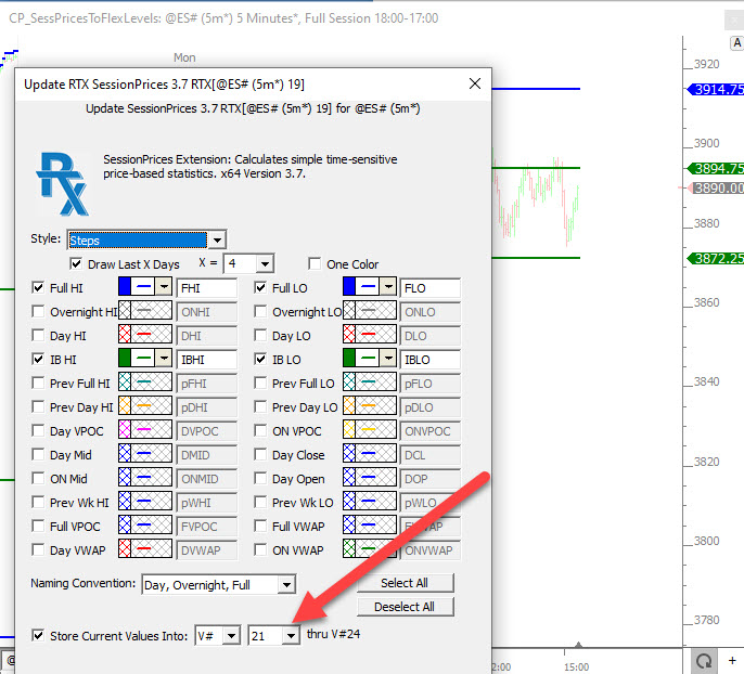 InvestorRT's tweet photo. This forum post will explain how to export the key prices provided by the SessionPrices (RTX) indicator to the FlexLevels csv file via Reference Lines.  https://t.co/H815OGiEyf https://t.co/txl9A2aBGg