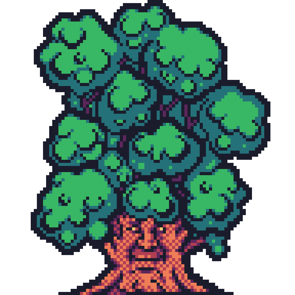 slum_berry's tweet photo. Mythical tree #pixelart #pixelartist https://t.co/nPc0V8amUx