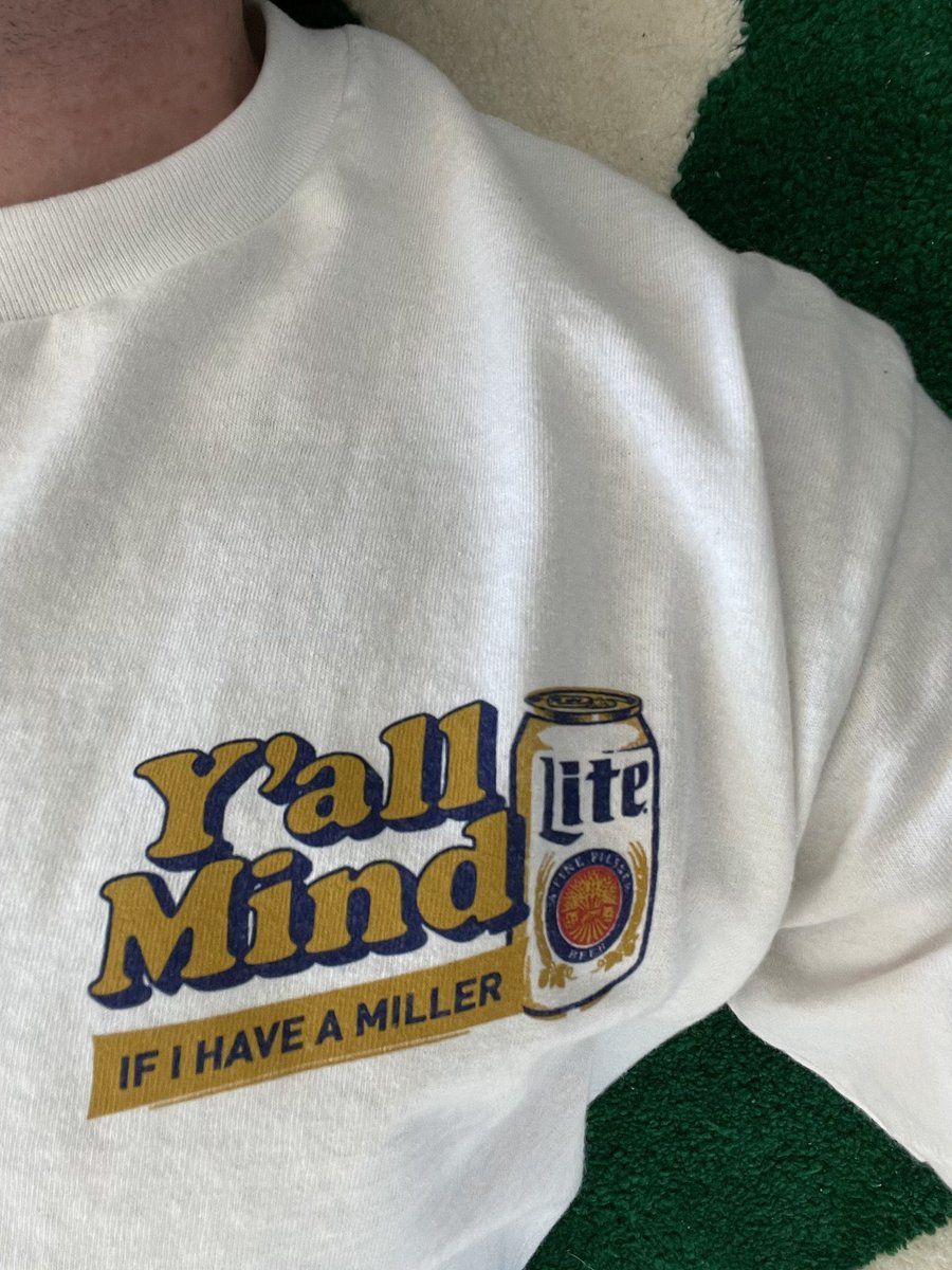 CaucasianJames's tweet photo. we just have a few @MillerLite t-shirts and crewnecks left. thank you everyone for all the support #MillerPartner
https://t.co/LSsz7LNt22 https://t.co/SCE9C3VrlW