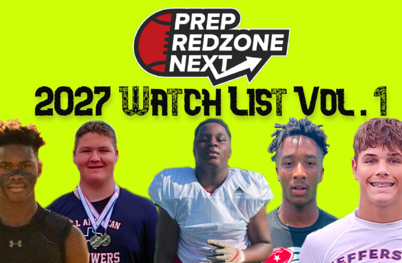 The initial Prep Redzone Next 2027 Football Prospect Watch List is 𝐋𝐈𝐕𝐄. List is NOT final. Updates EVERY day behind scenes. Next big update is March. Before the angry DMs/tweets come, take 45 seconds to read & think about the process. (Free): prepredzone.com/2022/10/prep-r…