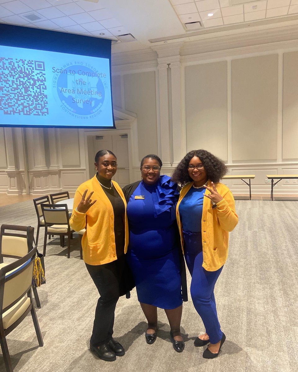 muzeta_poodles's tweet photo. Soror Perkins & Soror Washington from THE Mystifying Mu Zeta Chapter had the opportunity this past weekend to attend the SUPER Southwestern Region 2022-2023 Area IV meeting! ๐๐๐ฉ
#MustBeMZ
#LeadingWithLoveAndExcellence
#SigmaGammaRho
#SuperSWR https://t.co/foy8aDQbBv