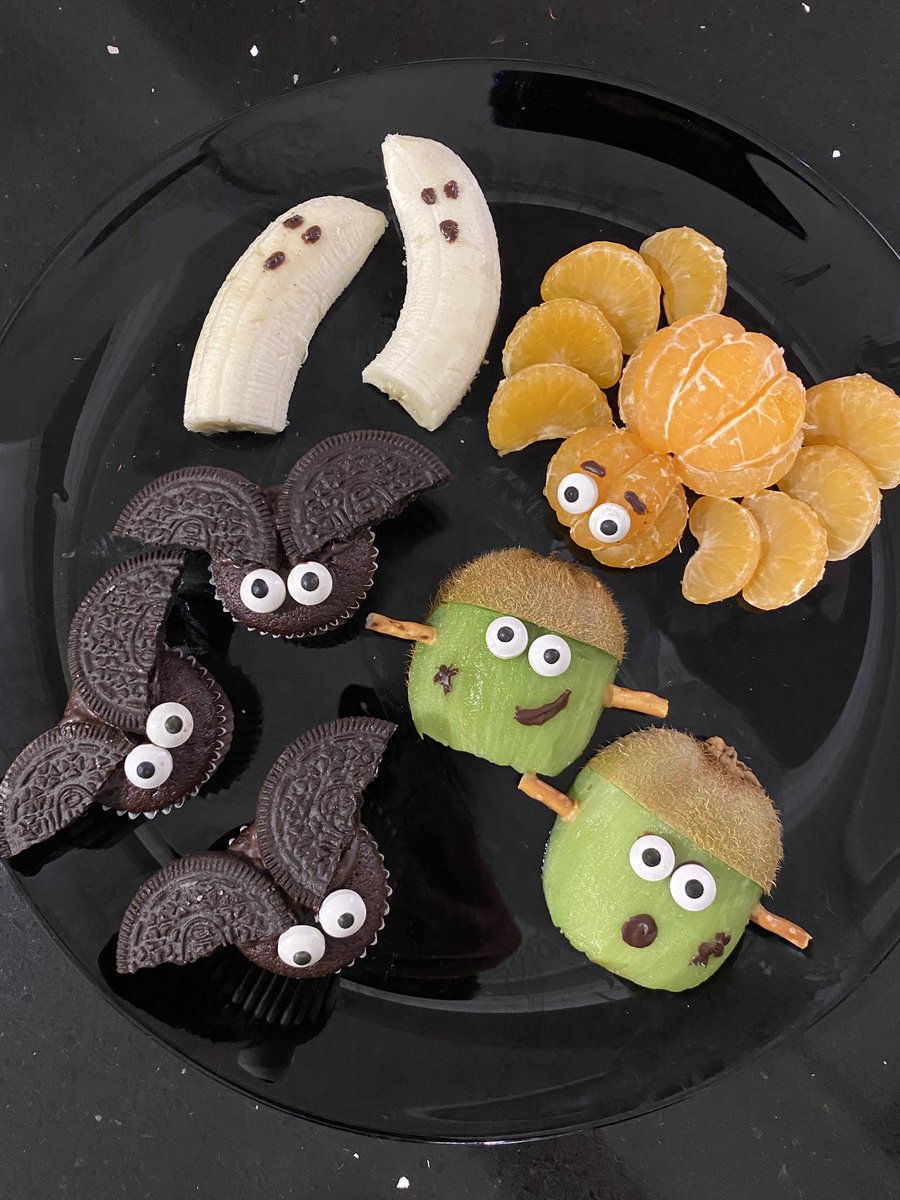 Kocişkoma hazırladığım meyve tabağına bakınnn 👻 #Halloween