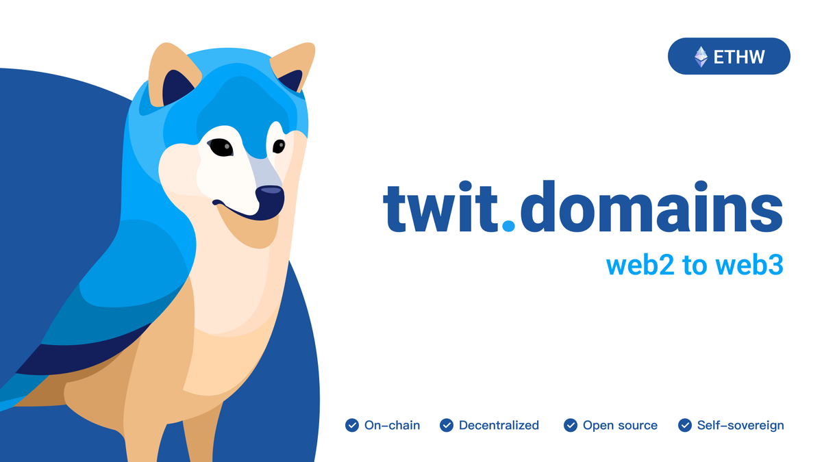 Twit Name Service (@twitnameservice) on Twitter photo Happy Halloween! Free .twit domain name for all 500M Twitter users!
1. Follow <a href="/TwitNameService/">Twit Name Service</a> <a href="/ChandlerGuo/">ChandlerGuo 郭宏才 宝二爷</a>
2. Retweet + Like + Tag 3 Friends
3. Go to twit.domains, login using Twitter, register your #ETHW wallet address
Start your Web3 Twitter Journey! #twit #ETHW Happy Halloween! Free .twit domain name for all 500M Twitter users!
1. Follow <a href="/TwitNameService/">Twit Name Service</a> <a href="/ChandlerGuo/">ChandlerGuo 郭宏才 宝二爷</a>
2. Retweet + Like + Tag 3 Friends
3. Go to twit.domains, login using Twitter, register your #ETHW wallet address
Start your Web3 Twitter Journey! #twit #ETHW