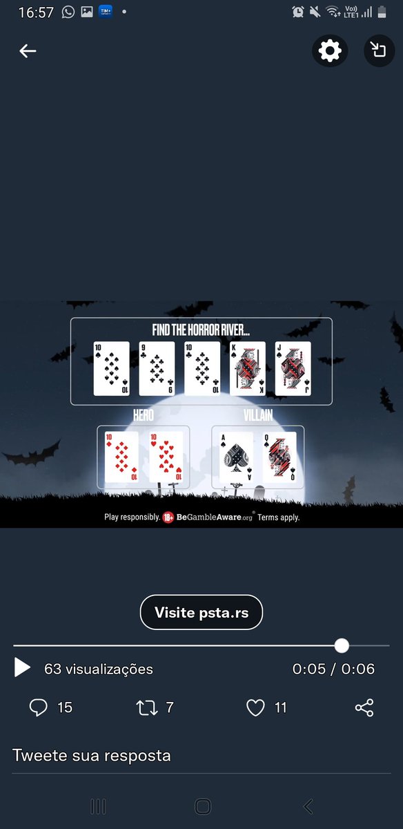 Nega_1987's tweet photo. @PokerStarsUK [GNdcz]#HorrorRiver https://t.co/CoUnNr0SVk