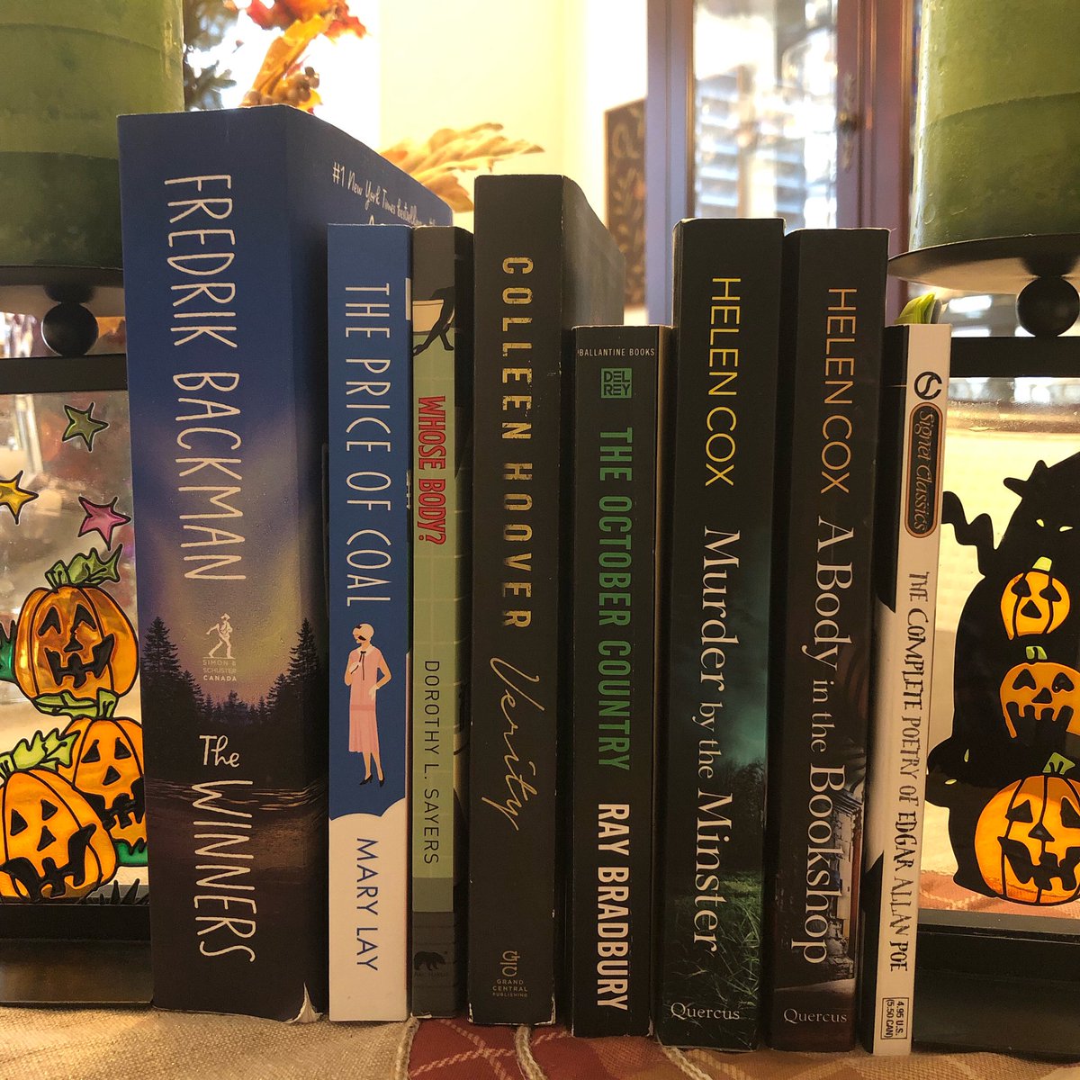 bookishlynancy's tweet photo. Last day in the month and I wish we could have more days in October, but Iβm thankful for the books that I got to enjoy throughout this gorgeous month.π₯°ππππ§‘π #OctoberReads #OctoberEndsππ https://t.co/FTl2w6Ylxc