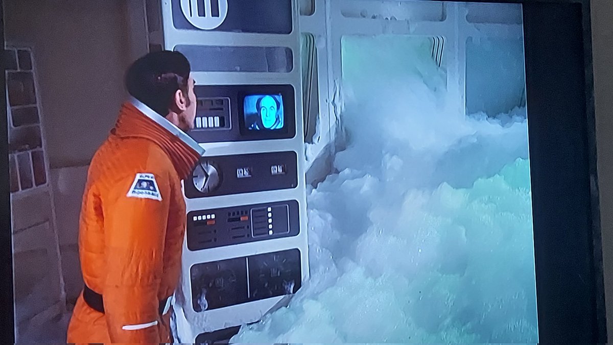 SHM2024's tweet photo. Jesus. How did I ever miss this one? The attack of Moonbase Alpha by space detergent to the music of Gustav Holst. #Space1999 #SpaceBrain https://t.co/l1fsGT4Dlb