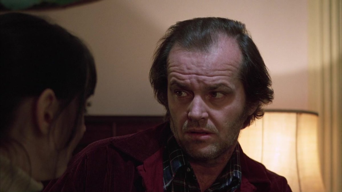 When you join the call and realize you're the only one dressed up for Halloween... 🎬 The Shining (1980)