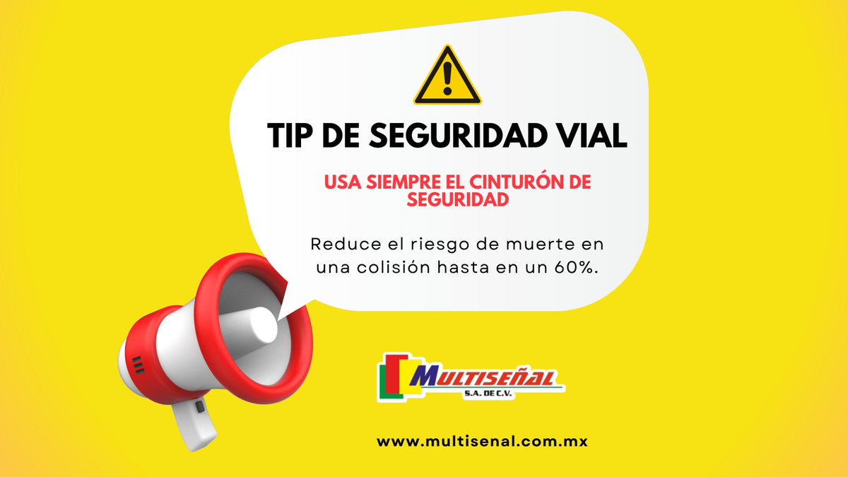 multisenal's tweet photo. Todos los pasajeros del coche deben abrocharse el cinturón de seguridad en cada viaje, independientemente de su duración o destino.
#MultiTip #ViajaSeguro #nomasaccidentes https://t.co/ZtGtBR1lo9