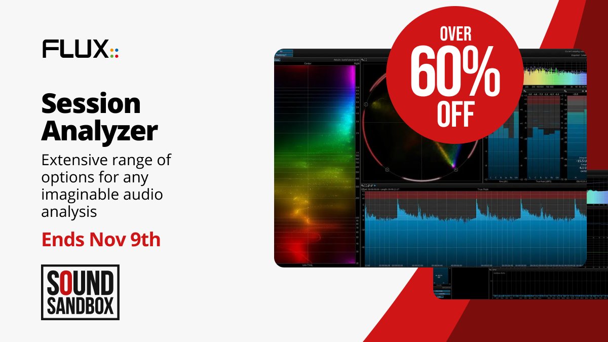 SoundSandbox's tweet image. A modular 🔊RTA-system w/ an extensive range of🎧analyzer options for any imaginable audio analysis, Flux is THE Next Generation🎛️Real-Time Analyzer System.

60%+ thru Nov 9th:
bit.ly/3gXx10N

@nugen #plugin #plugins #vstplugins #audioengineer #SoundSandboxStore