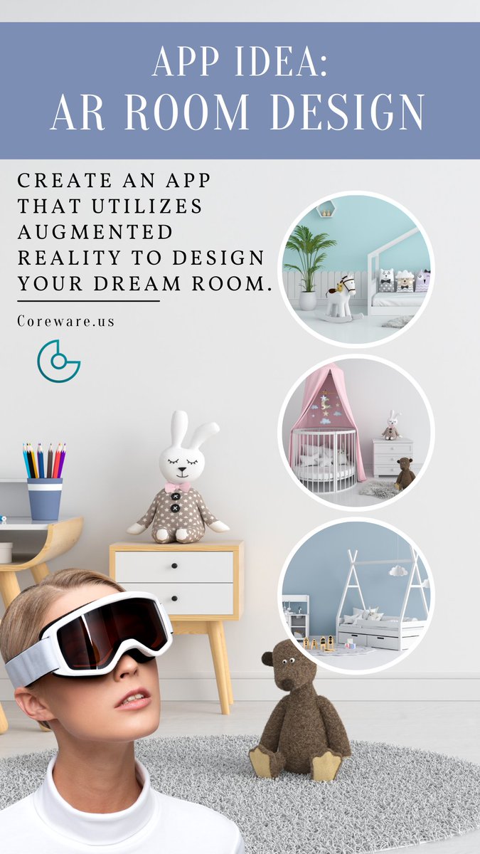 corewareus's tweet image. An AR app would allow users to place 3D models into virtual spaces which can be viewed from all angles allowing them to see how an item would look in any room or setting without actually having to buy it! 
#CorewareGroup #appdevelopment #digitaltransformation #AR #roomdesign
