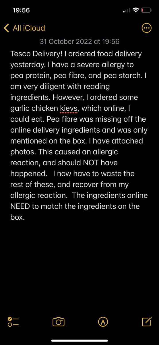 rowenacameron_'s tweet photo. @Tesco Please can I speak to someone about this? I have tried your WhatsApp with no luck. https://t.co/ZdMIaDGMJb