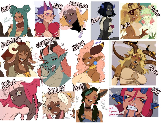 Do you guys have a favorite? 😳 wanna know who to draw more 