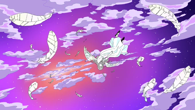 「空へ舞う 世界の彼方」 