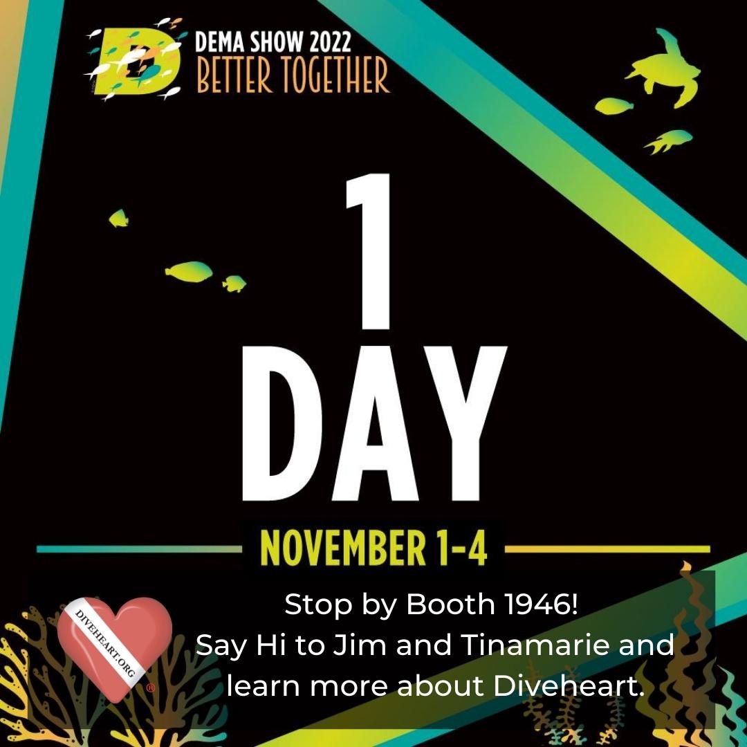 We'll be at the DEMA Show in Orlando, FL this week. Stop by booth 1946 and say Hi! 

#demashow #scuba #scubadiving #adaptivediving #adaptivediver #diveprofessionals #nonprofit