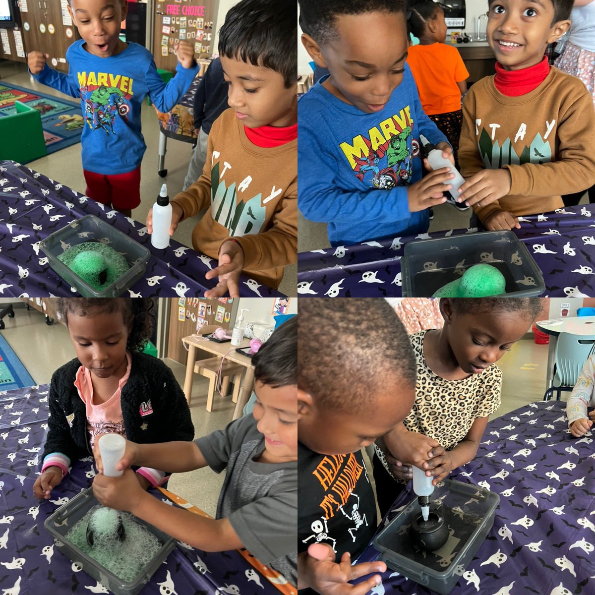 MrsWhite_PreK's tweet photo. Happy Halloween!! 🎃👻 We had so much fun making a witch’s potion!! 🧙🏼‍♀️ @HumbleISD_ACE @HumbleISD_PREK #play4prek https://t.co/afqW4dB9Pj