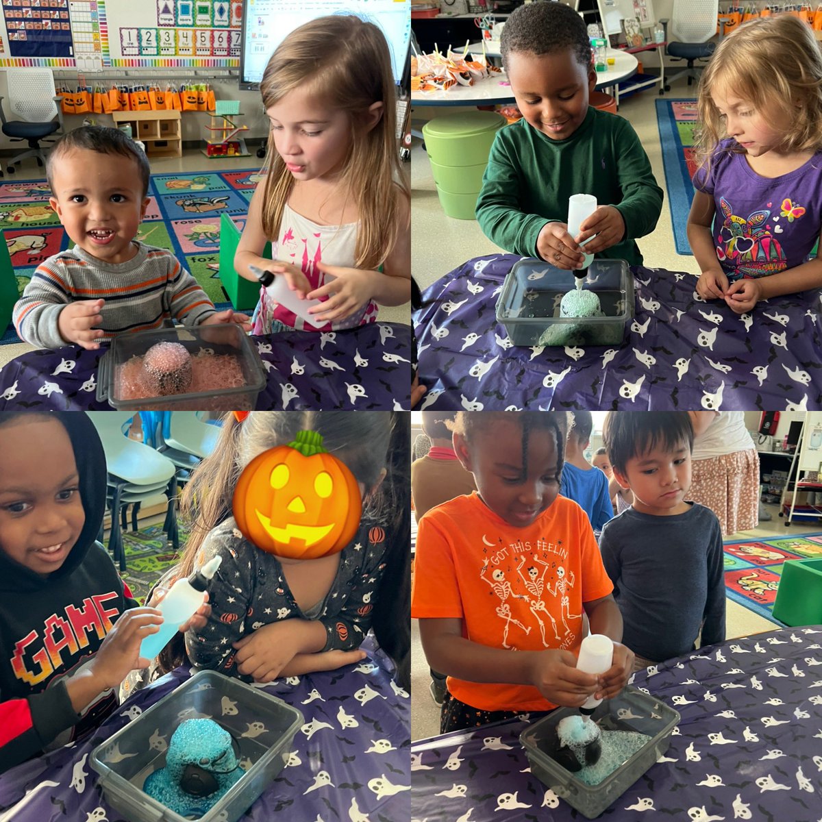 Happy Halloween!! 🎃👻 We had so much fun making a witch’s potion!! 🧙🏼‍♀️ <a href="/HumbleISD_ACE/">Autumn Creek Elementary</a> <a href="/HumbleISD_PREK/">HumbleISD ECE</a> #play4prek