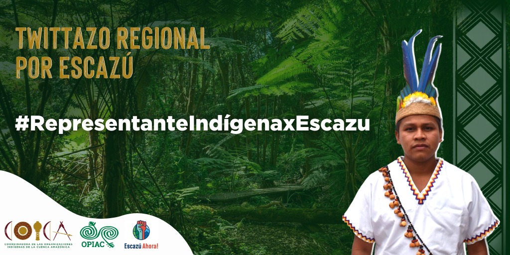 EscazuP's tweet photo. #RepresentanteIndígenaxEscazú #JuventudesxEscazú
La canalización de propuestas desde defensores y defensoras indígenas juveniles es clave. Este 2 y 3 de noviembre vota en la #Subregión1 por #ÓscarDaza, candidato defensor indígena, joven y líder originario del Pueblo Korebaju https://t.co/XMIN7WXxsX
