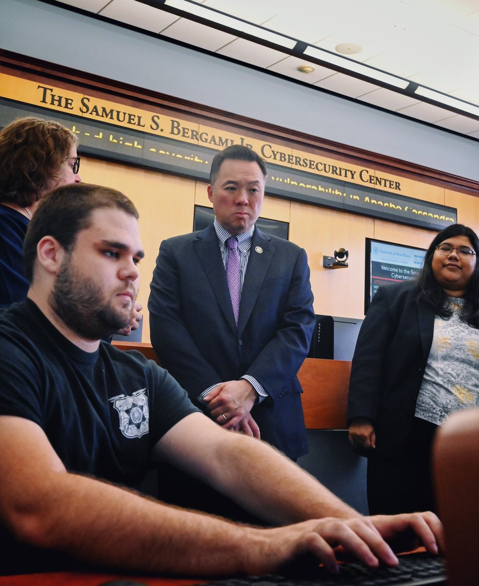 AGWilliamTong's tweet photo. Protecting our data &amp; privacy in this increasingly digital world is vital, and these incredibly bright and talented students demonstrated the latest techniques to combat new types of cyber threats to keep the date of public and private organizations safe. https://t.co/hrOgNjHVij