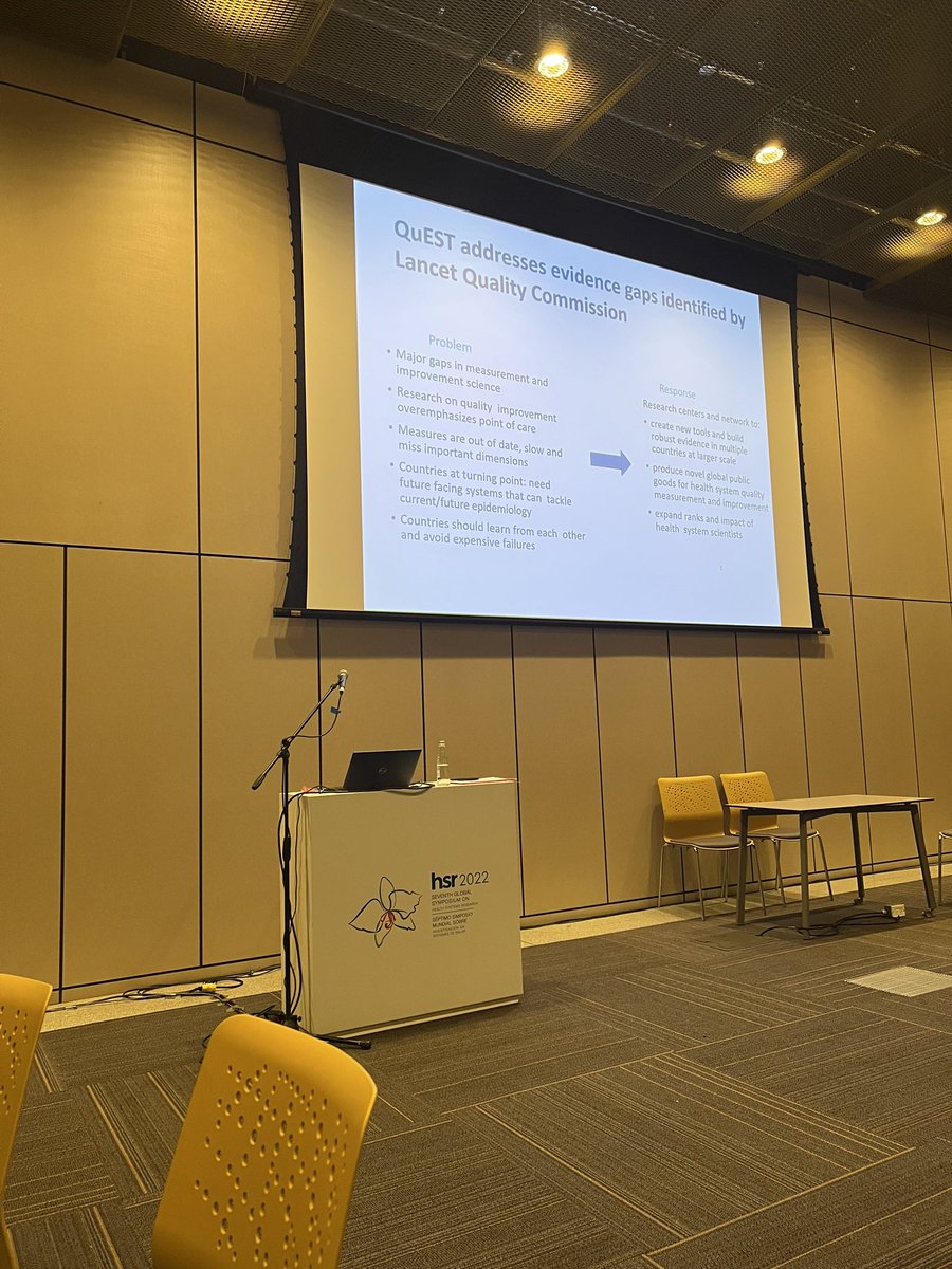 WafaAlnakhi's tweet image. Partnership is a very important component when it comes to creating evidence base and answering system level questions. A lesson learned from Satellite: Quest Network Session @questglobalnet #evidenceforhealth #healthsystems #systemtransformation #qualityofcare #HSR2022 #Bogota