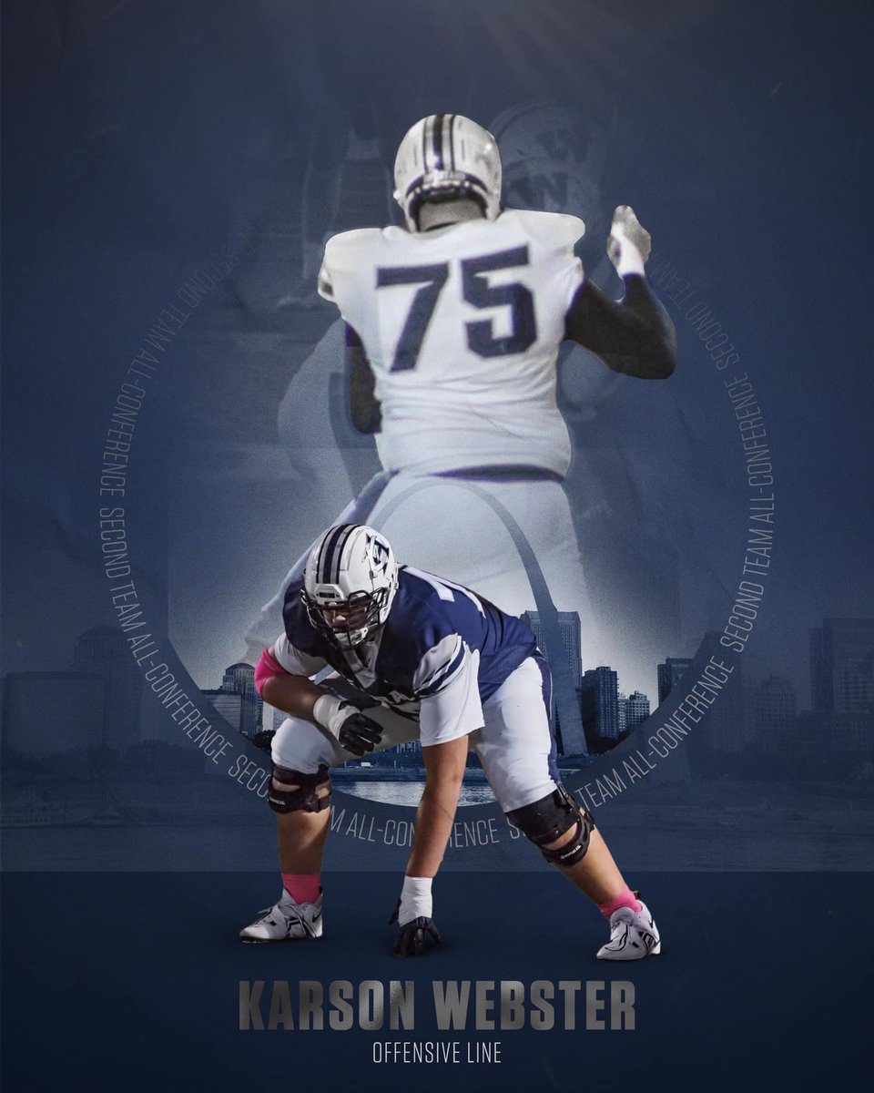 FootballFHC's tweet photo. Congrats to @WebsterKarson for earning 2nd Team All-Conference Offensive Linemen! Your future is bright, stud. Keep building! #FindAWay https://t.co/yrfUV3ns5E