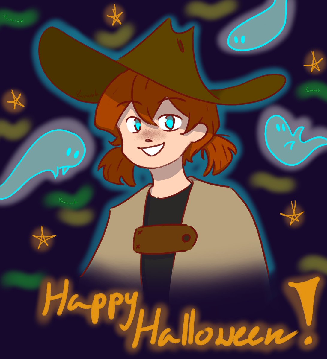 Yuruink's tweet photo. Happy Halloween to everyone who celebrates it! https://t.co/kfCw7hMHC5