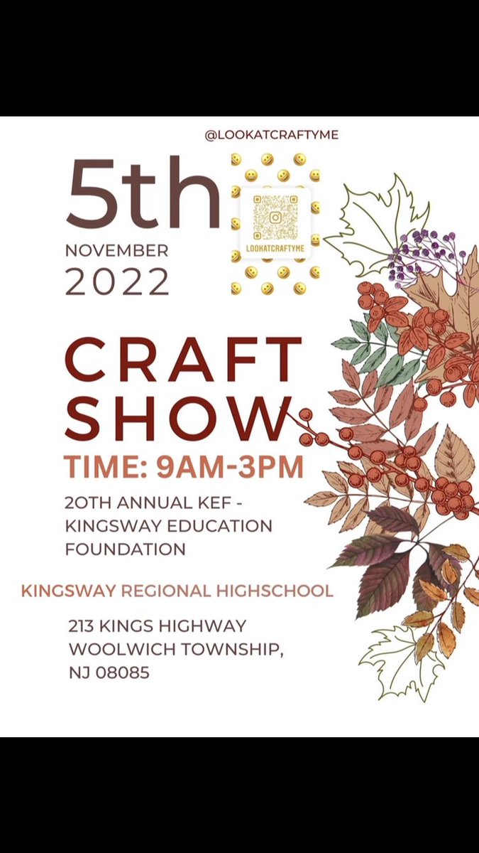 20TH ANNUAL KEF (KINGSWAY EDUCATION FOUNDATION) CRAFT SHOW!
See you there!