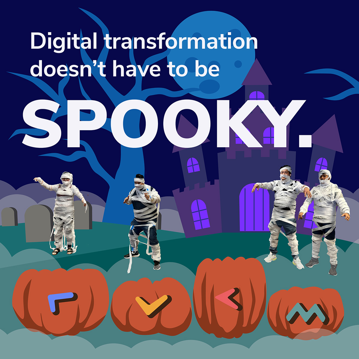 No need to fear DevSecOps, application modernization, and digital transformation with RVCM 👻

🦇 Wishing everyone a safe and spooktacular Halloween! 🎃

#happyhalloween #halloween2022