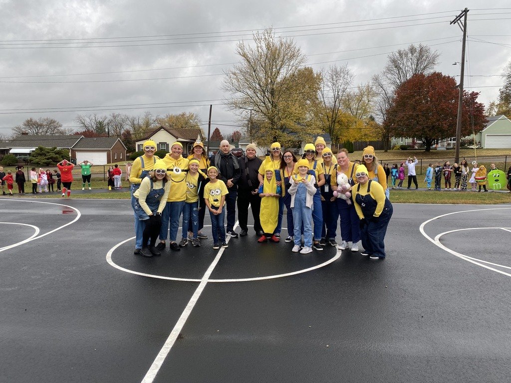 BurgSchools's tweet photo. Central Office Staff visited the elementary buildings and Maddux-Lang today to wish all the students a Happy and Safe Halloween! #besafetonight https://t.co/CtpQUFuP6o
