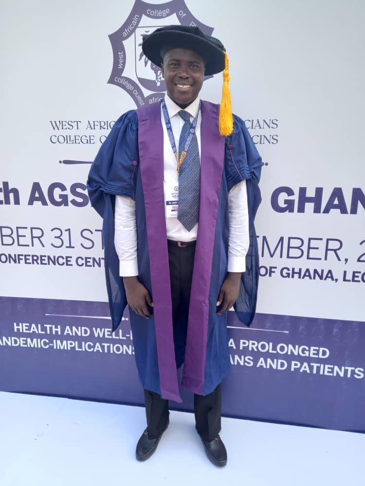 Tonight, our hearts are full 🥰 ! The #Gambia scores another W! Say hello to the nation’s FIRST EVER interventional #cardiologist ❤️ and Fellow of the West African College of Physicians 👨🏾‍🎓 , Dr Lamin Jaiteh. We applaud you sir. 🎊