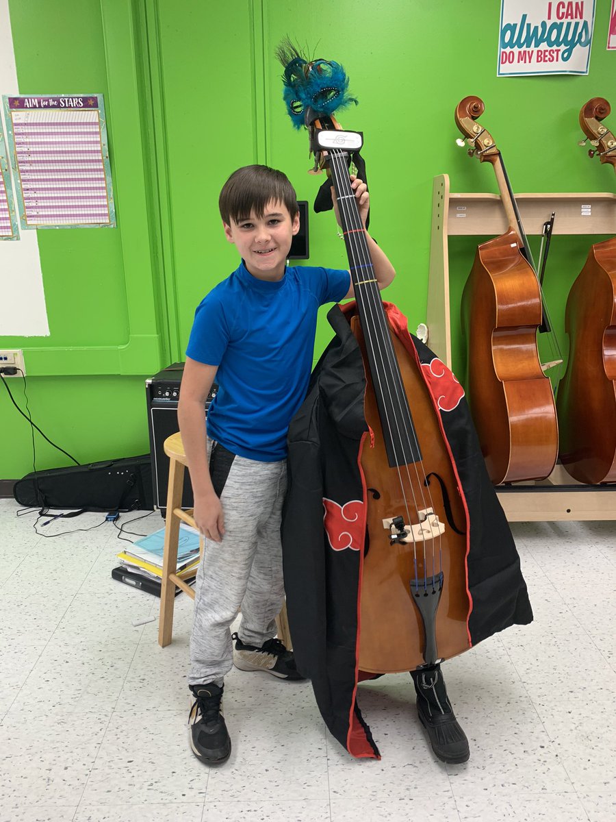Because instruments need costumes too!! #isdstrong #orchestra #HappyHalloween