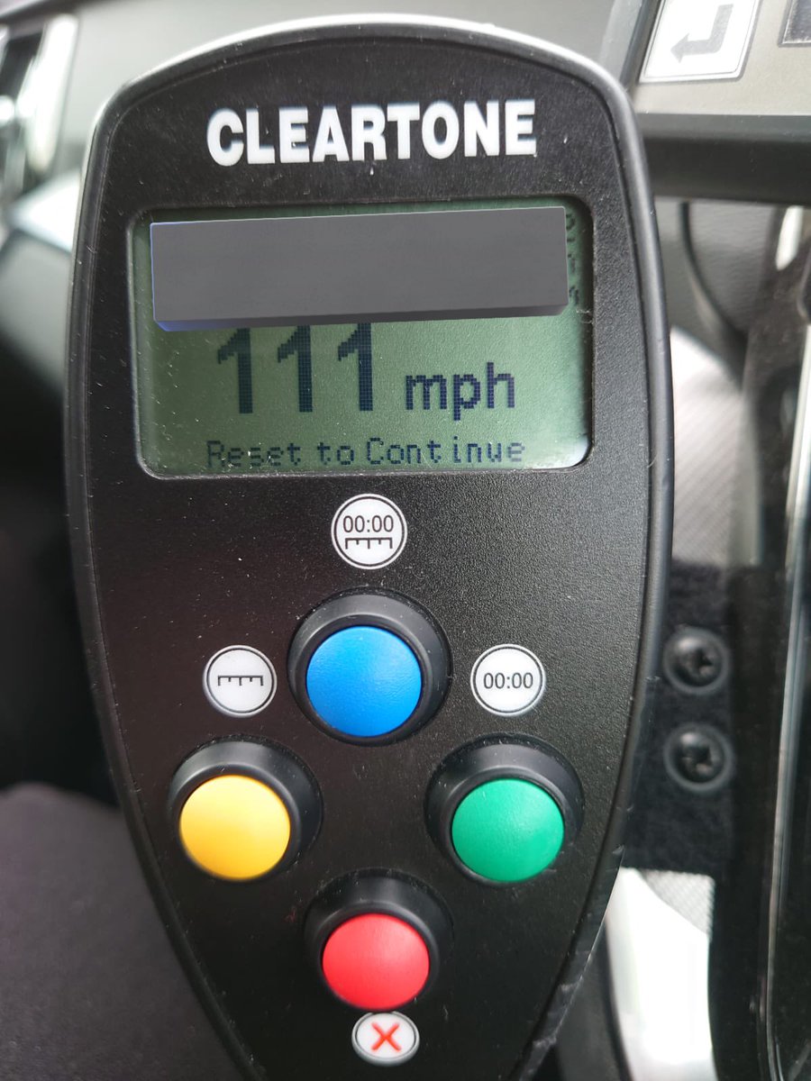 M1 Motorway

The unmarked vehicle clearly paid dividends with these two motorists who were both apparently ‘Late for a work meeting’. 

We’ve a sneaky feeling there will be some working from home for a time once these speeds are put before the court. 

#DriveToArrive #Gp2