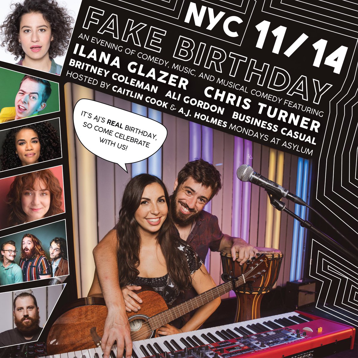 EVERY MONDAY at <a href="/TheAsylumNYC/">Asylum NYC</a>. 

Residency, baby. Let’s GO. 

Come celebrate my bday as we kick things off with the queen herself <a href="/ilazer/">ilana glazer</a> on 11/14! 🥳 seetickets.us/event/23rds-of…