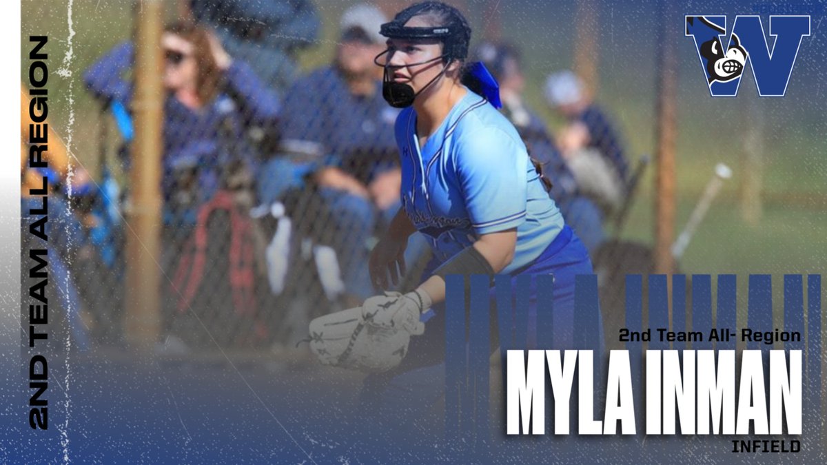 WHSBlueJaysSB's tweet photo. Myla Inman - 2nd Team All-Region - Infield https://t.co/tOtqNdeJou