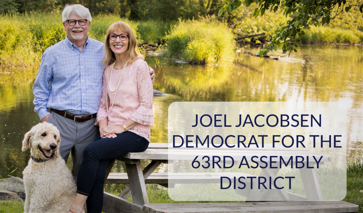 Truth_Intrepid's tweet photo. Are you in Wisconsin's 63rd Assembly district?
Write in candidate Joel Jacobsen.

I'm tired of paying for the @wisgop
 to be on vacation 9 mos out of the year.
I'm tired of the gavel-in gavel-out bs.
Aren't you?

Let's #TossVos
Vote for @JoelforWI!
#FlipThisDistrict #VoteBlue https://t.co/lSN4tmcYBQ