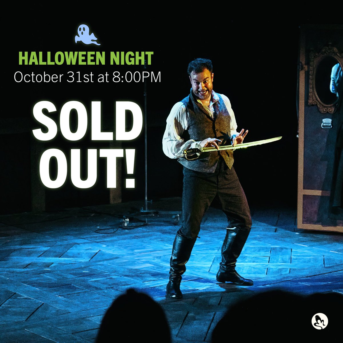 Tonight's special performance of The Hollow is SOLD OUT! 👻 You can call the box office (817-923-3012) to get put on a waitlist or see if any tickets have freed up. 
Tickets for our final weekend: bit.ly/3V6dDP1

📸: Evan Michael Woods