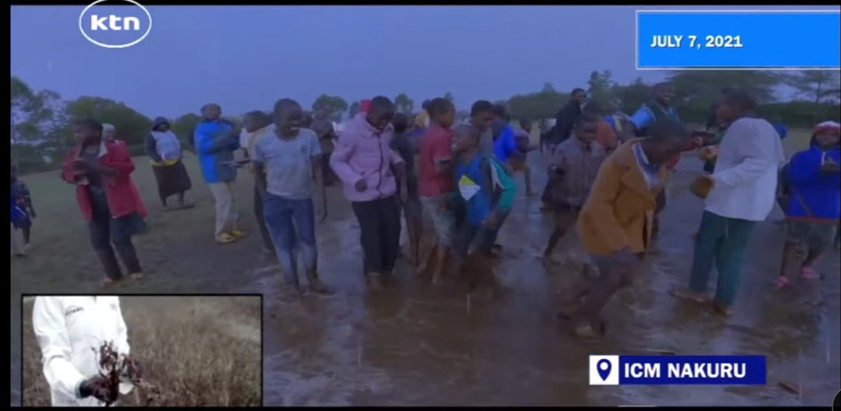 A famine is a Natural disaster that even governments can not 'handle', but based on the Words Of The MIGHTIEST MIGHTIEST PROPHETS Heavens Opened and Rain fell upon the land massively! #KtnHomeMondayService