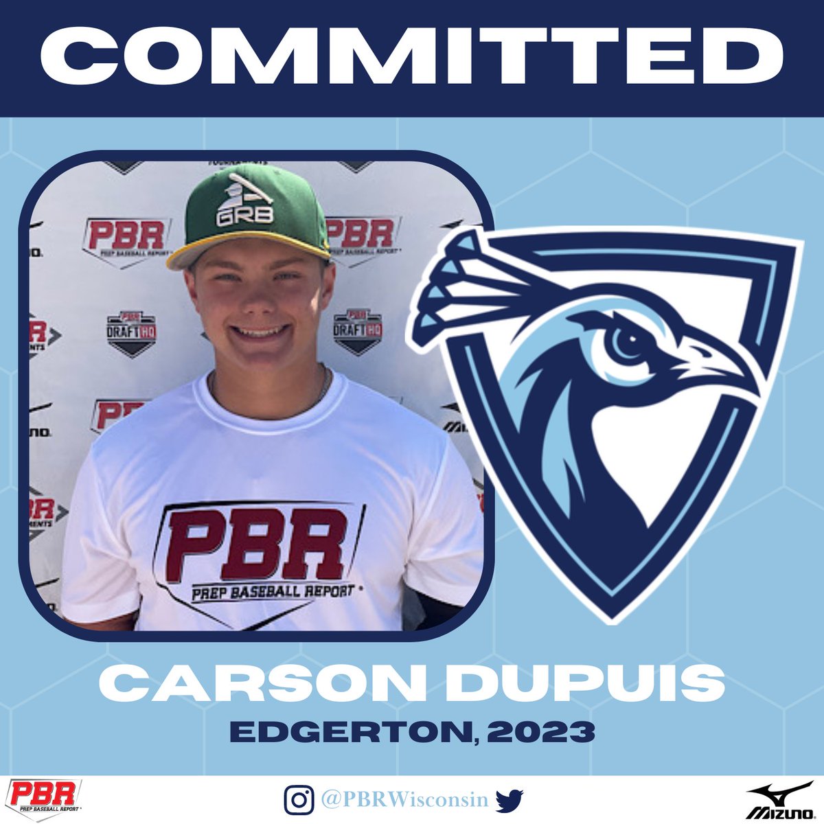 LHP Carson Dupuis (Edgerton, 2023) commits to Upper Iowa University. 

👤PROFILE: bit.ly/3h1LwB7